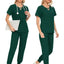 Slim Fit Women's Stretch Scrub Set for Medical Professionals