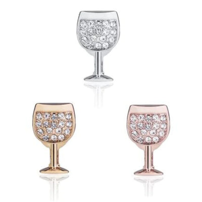 Encanto de Copa de Vino Elegante para Pulseras