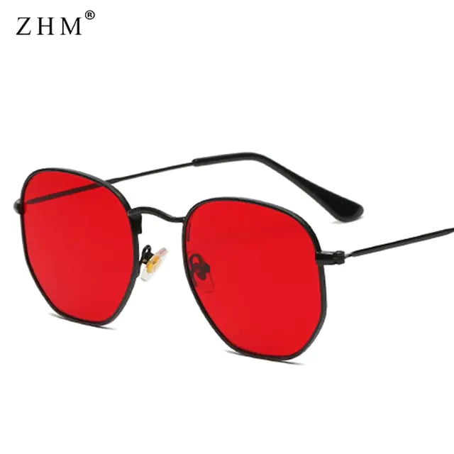 Luxury Classic Square Metal Frame Sunglasses