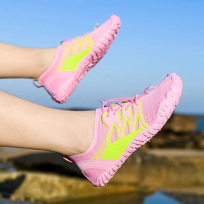 Elastic Lock Laces Mesh Contrast Breathable Athletic - Korvel