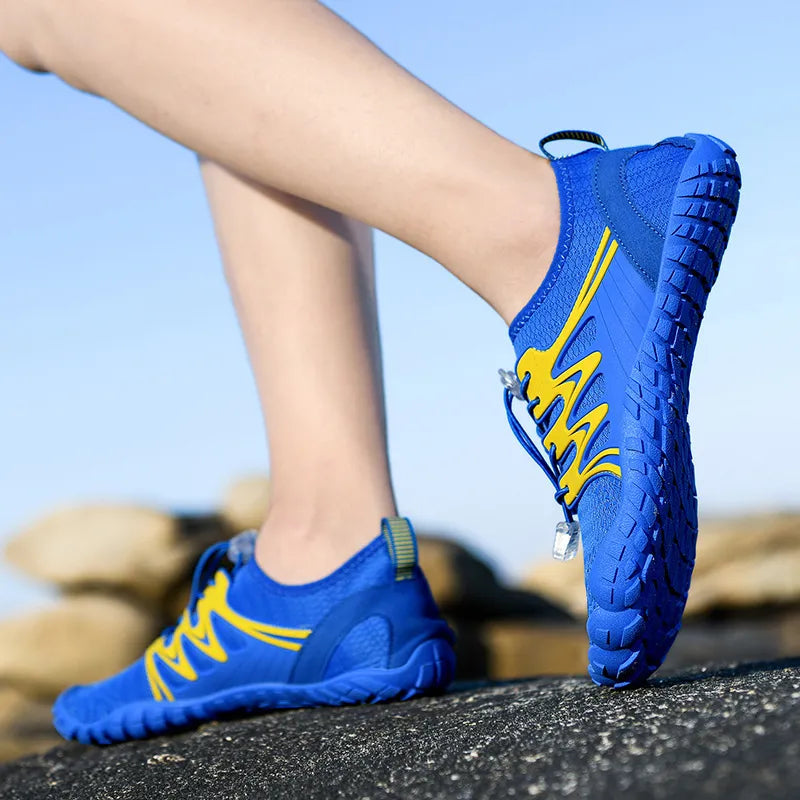 Elastic Lock Laces Mesh Contrast Breathable Athletic - Korvel