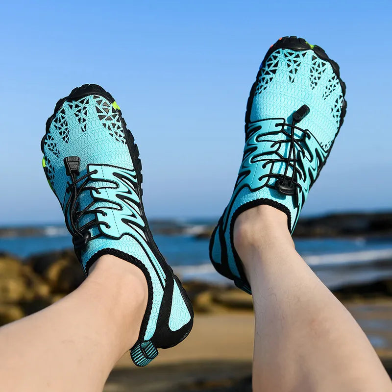 Elastic Lock Laces Mesh Contrast Breathable Athletic - Korvel