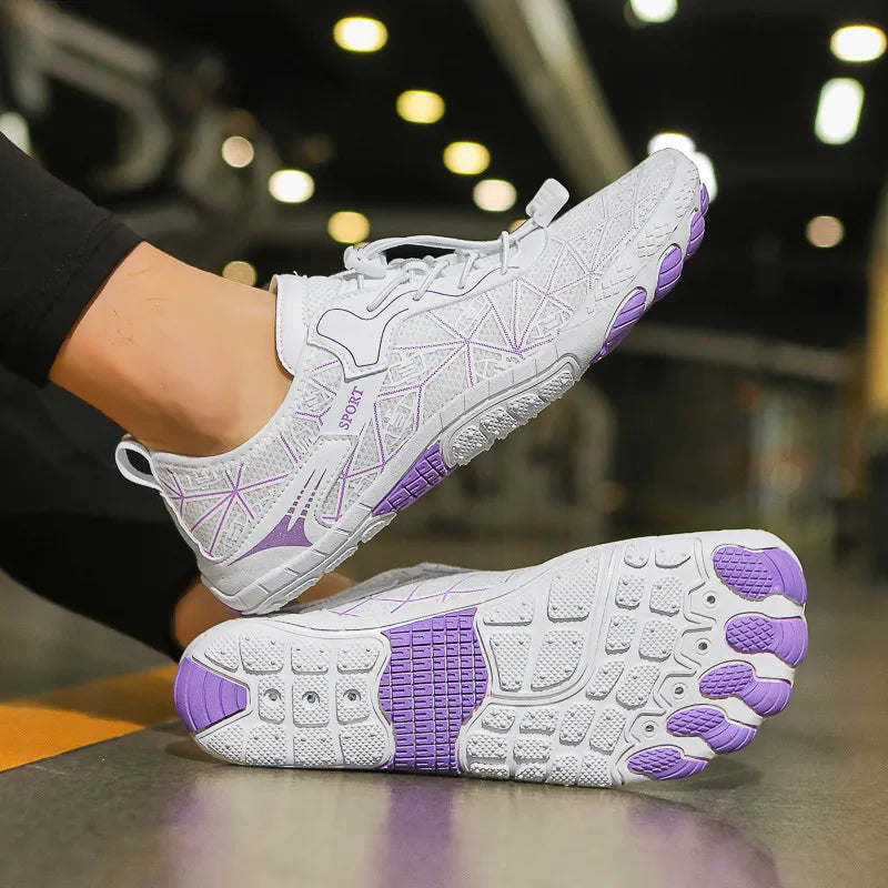 Elastic Lock Laces Mesh Contrast Breathable Athletic - Korvel