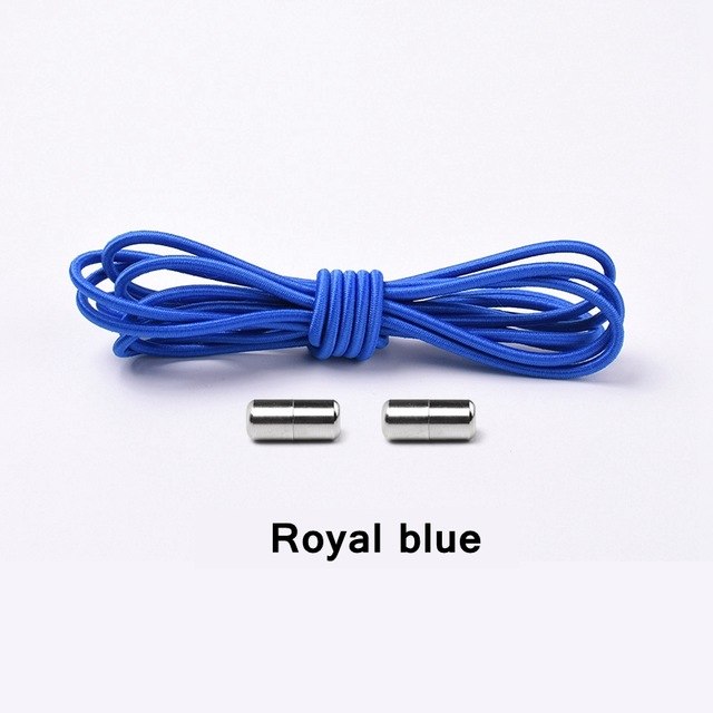Elastic Lock Shoe Laces No Tie Shoelaces New Simplicity Round Metal Tip Shoelace Leisure Quick Sport Shoe Laces Unisex - Korvel