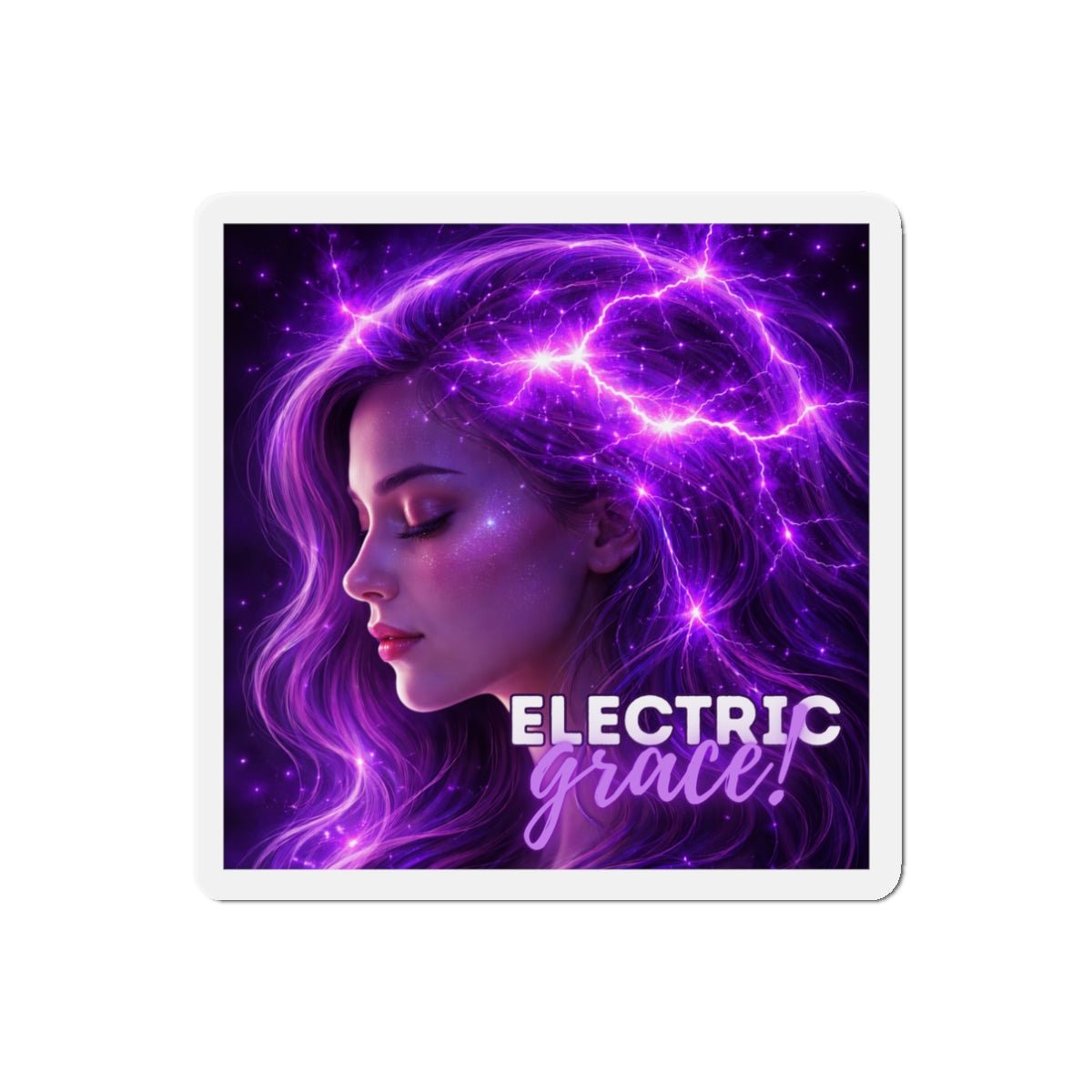 Magnète Électrique Grâce – Design Artistique Énergie Violet