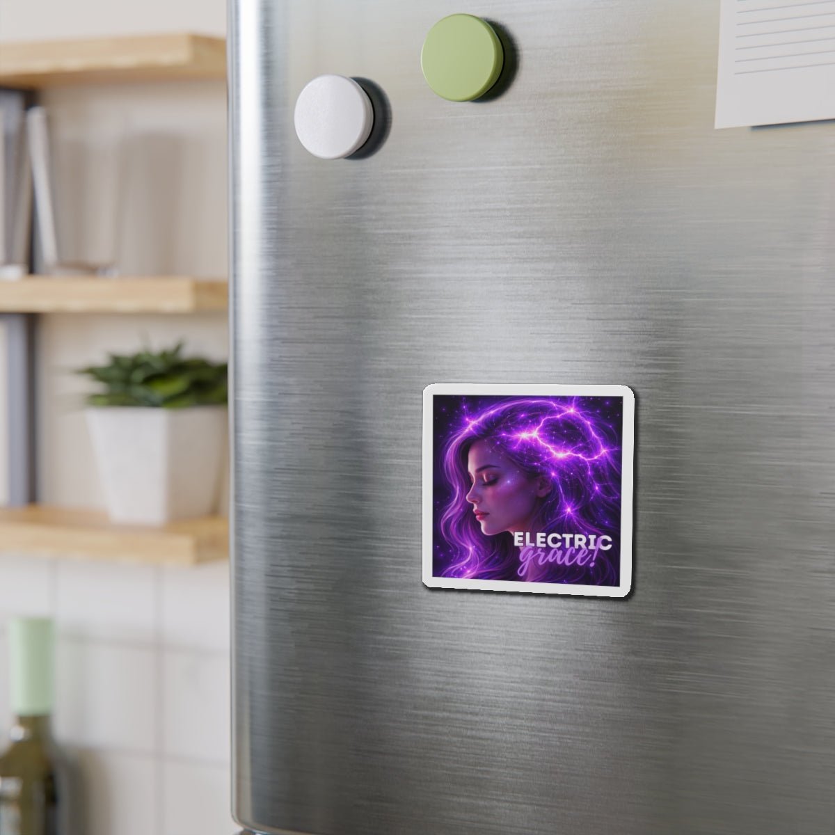Magnète Électrique Grâce – Design Artistique Énergie Violet