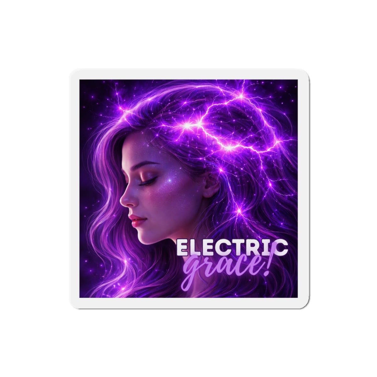 Magnète Électrique Grâce – Design Artistique Énergie Violet