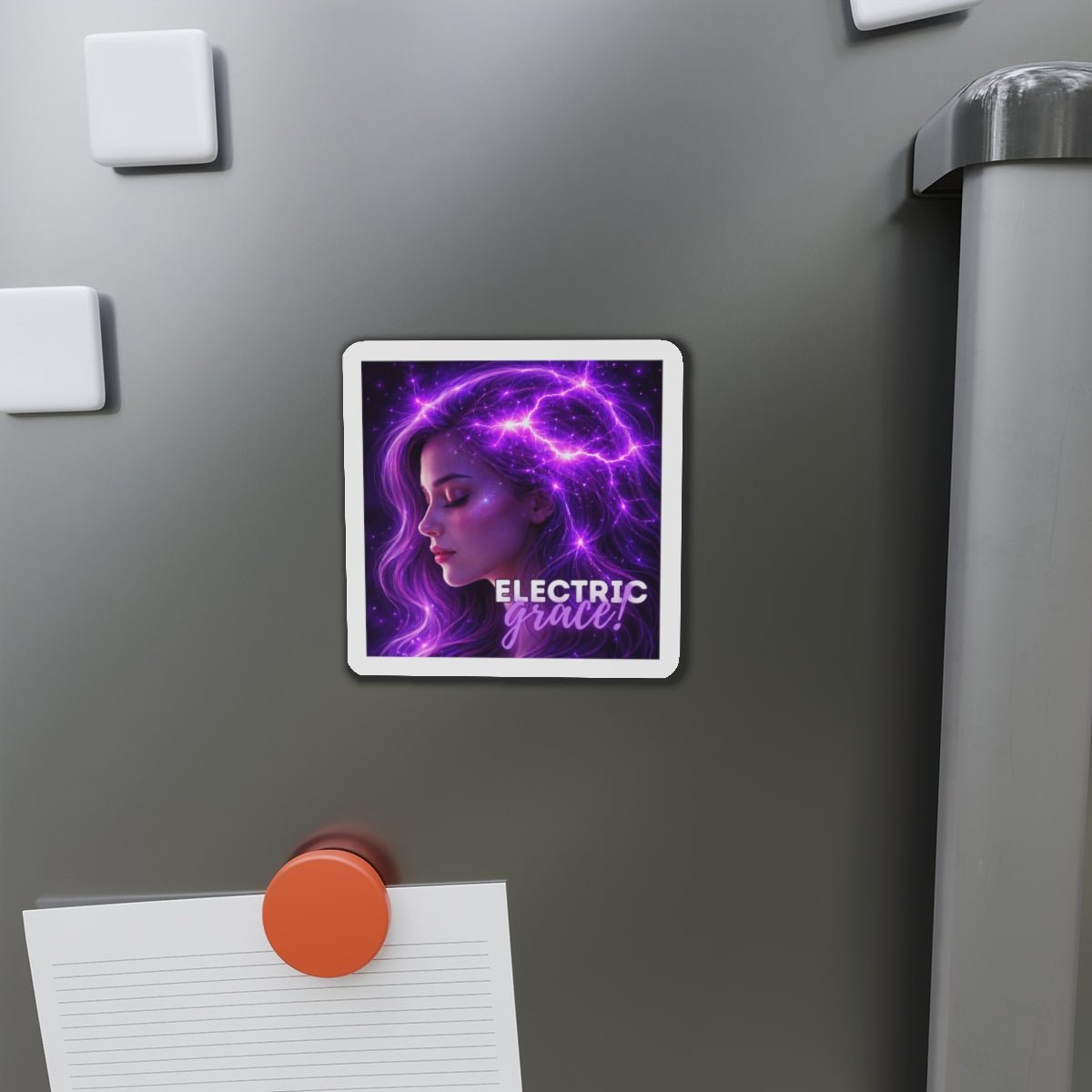 Magnète Électrique Grâce – Design Artistique Énergie Violet