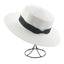 Sombrero de Paja Elegante para Mujeres en Verano con Lazo