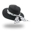 Sombrero de Paja Elegante para Mujeres en Verano con Lazo