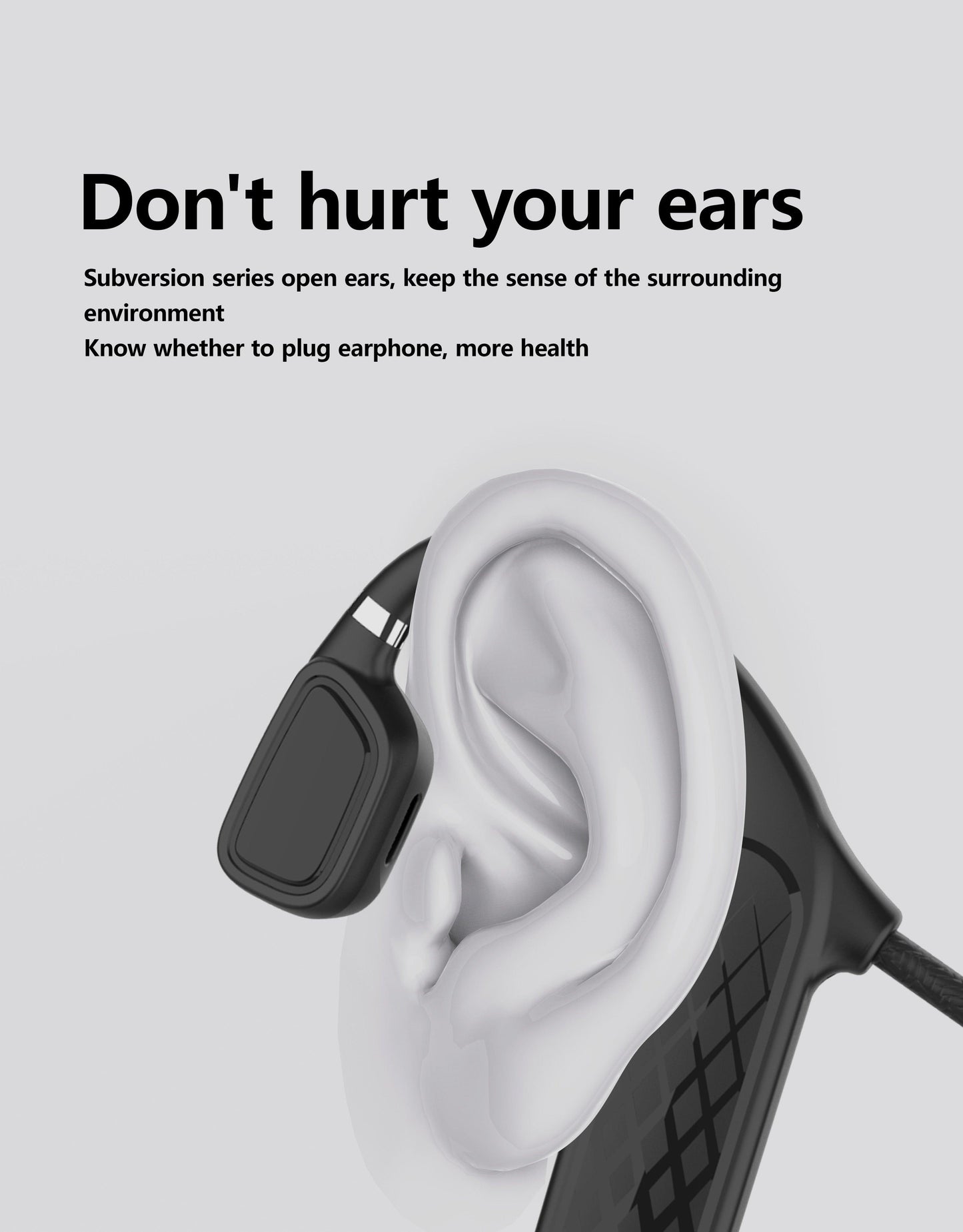 Casque sans fil à conduction osseuse premium pour modes de vie actifs