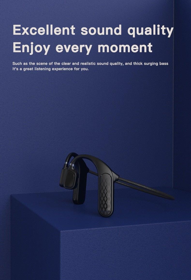 Casque sans fil à conduction osseuse premium pour modes de vie actifs