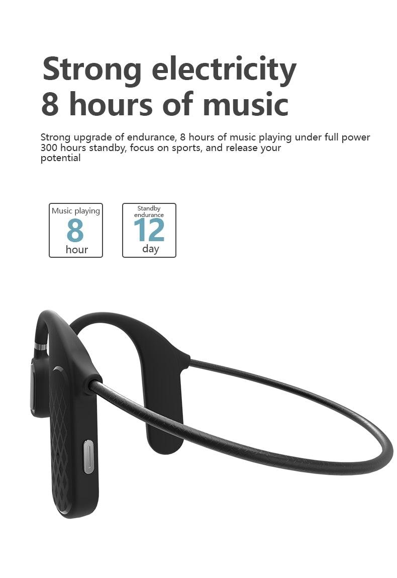 Casque sans fil à conduction osseuse premium pour modes de vie actifs