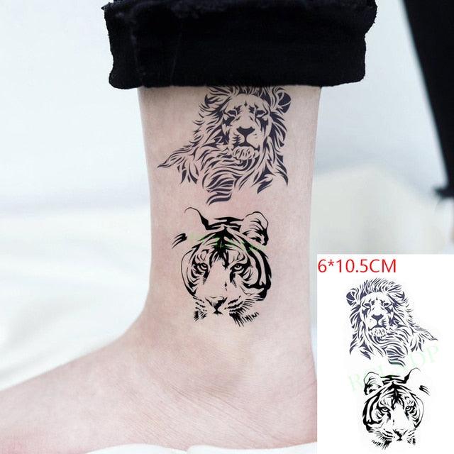 Elegant Black Waterproof Temporary Tattoo Stickers
