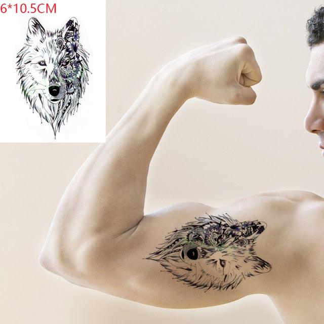 Elegant Black Waterproof Temporary Tattoo Stickers