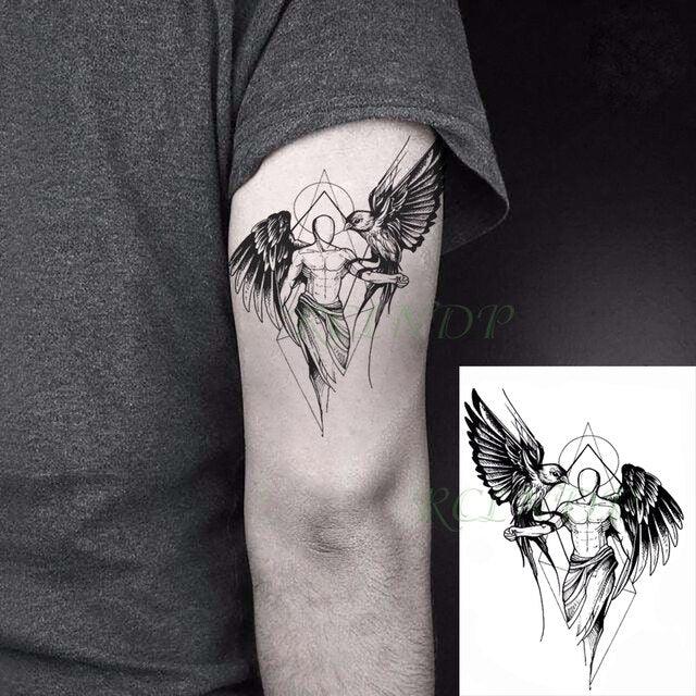 Elegant Black Waterproof Temporary Tattoo Stickers