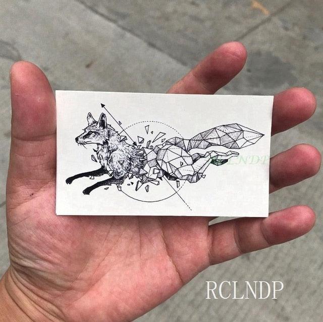 Elegant Black Waterproof Temporary Tattoo Stickers