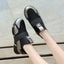 Elegant Black Women's Sneakers - Lightweight Casual Shoes