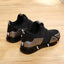Elegant Black Women's Sneakers - Lightweight Casual Shoes