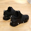 Elegant Black Women's Sneakers - Lightweight Casual Shoes