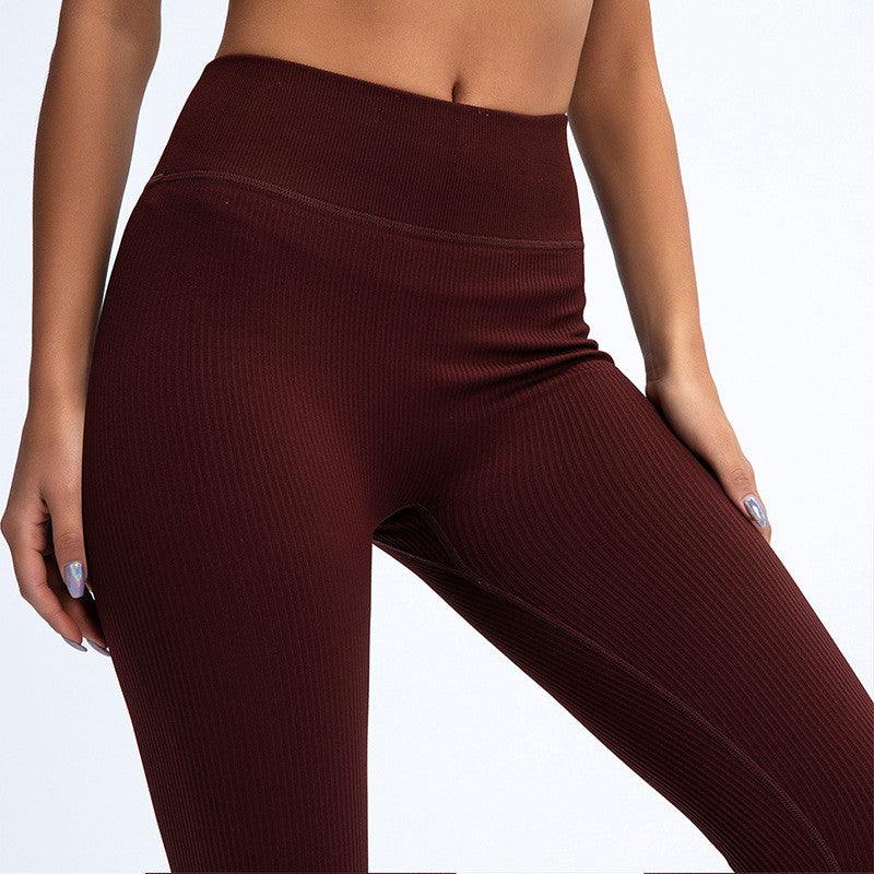 Elegant Blue High Waisted Yoga Pants for Women