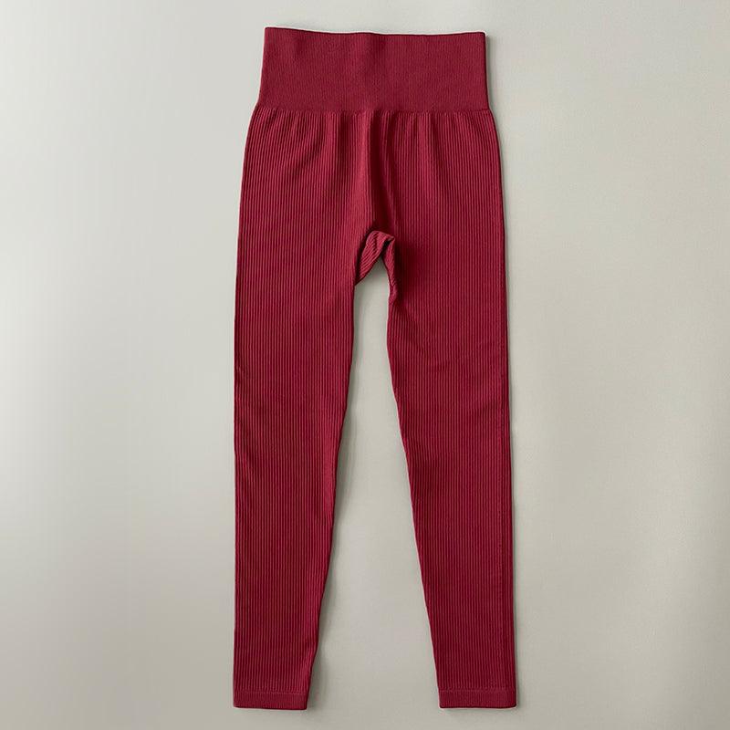 Elegant Blue High Waisted Yoga Pants for Women