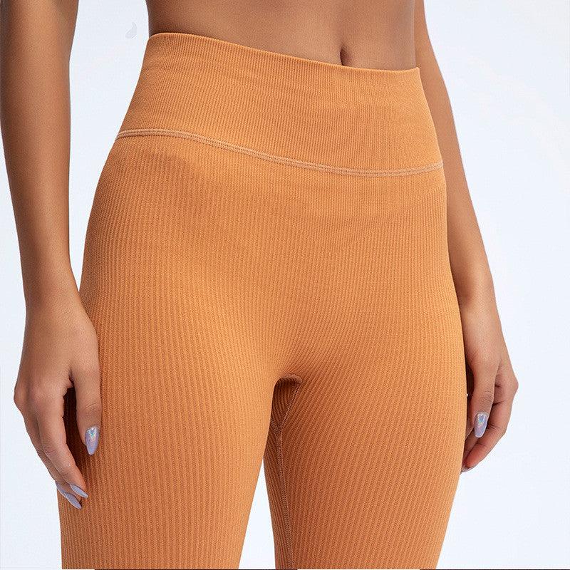 Elegant Blue High Waisted Yoga Pants for Women