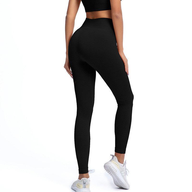 Elegant Blue High Waisted Yoga Pants for Women
