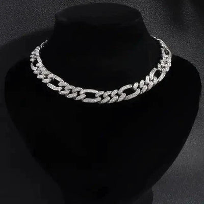 Collar Cubano de Circonita Cúbica Elegante