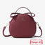 Chic Round Women’s Crossbody Handbag - Soft PU Leather Messenger Bag - Korvel