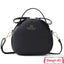 Chic Round Women’s Crossbody Handbag - Soft PU Leather Messenger Bag - Korvel