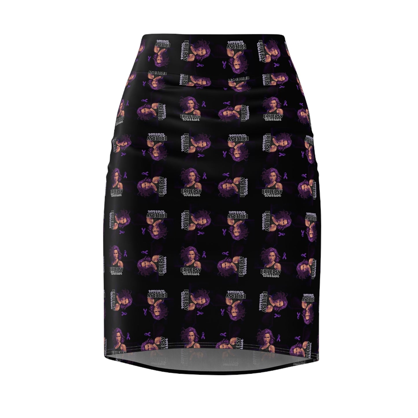 Falda Lápiz de Mujer Guerrera de la Epilepsia Elegante