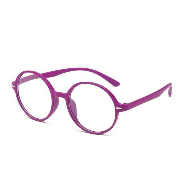 Elegant Round Anti Blue Light Reading Glasses for All