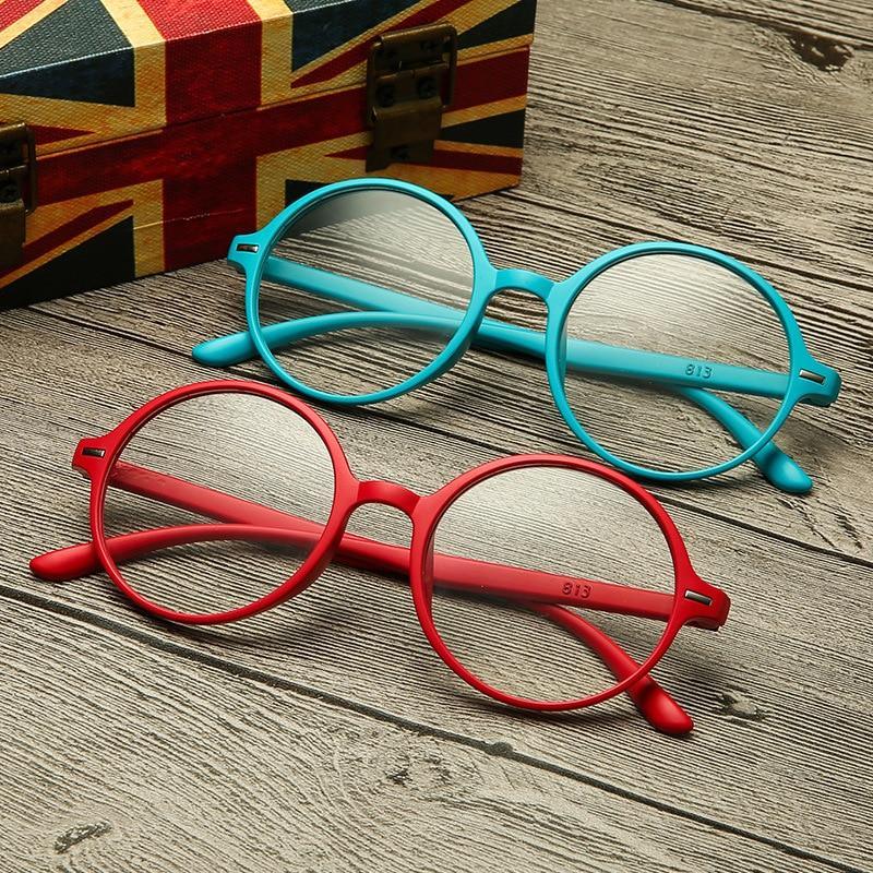 Elegant Round Anti Blue Light Reading Glasses for All