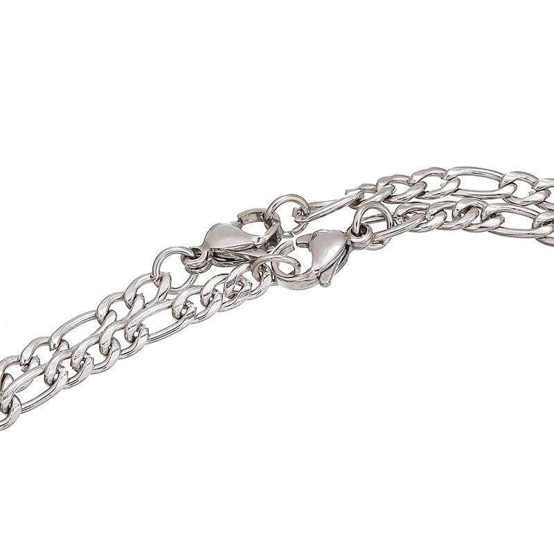 Bracelets pour couples magnétiques en forme de cœur élégants