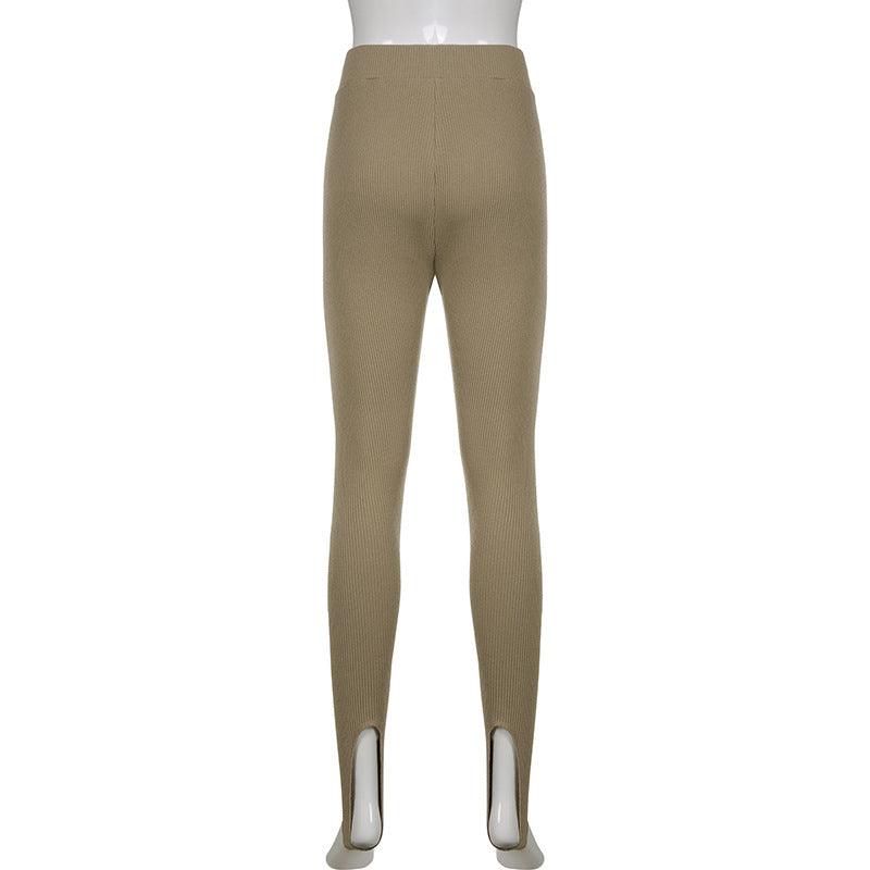 Leggings de fitness en coton taille haute élégants pour femmes