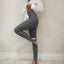 Leggings de fitness en coton taille haute élégants pour femmes