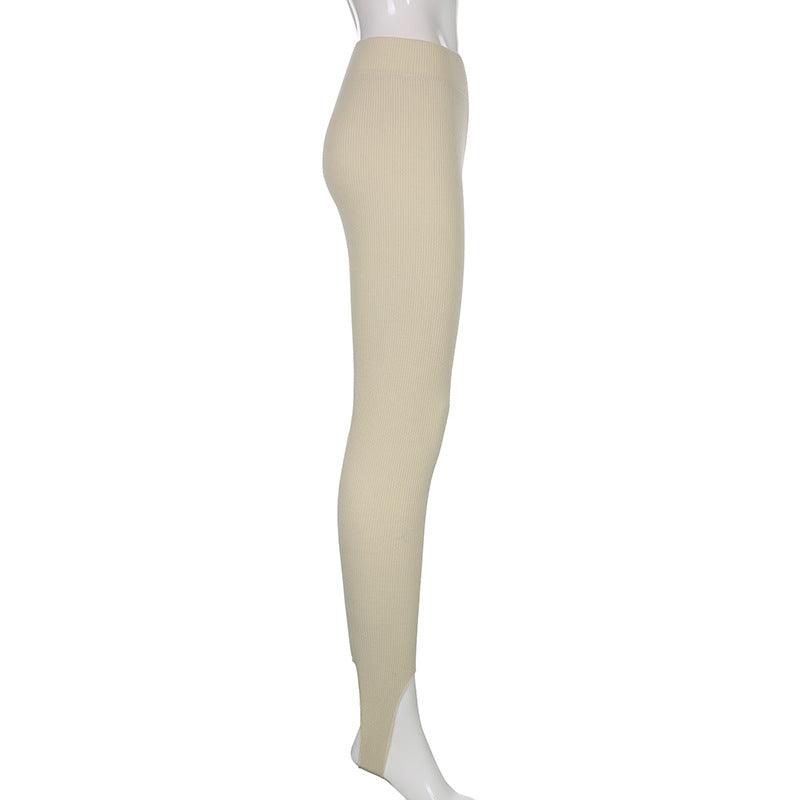 Leggings de fitness en coton taille haute élégants pour femmes