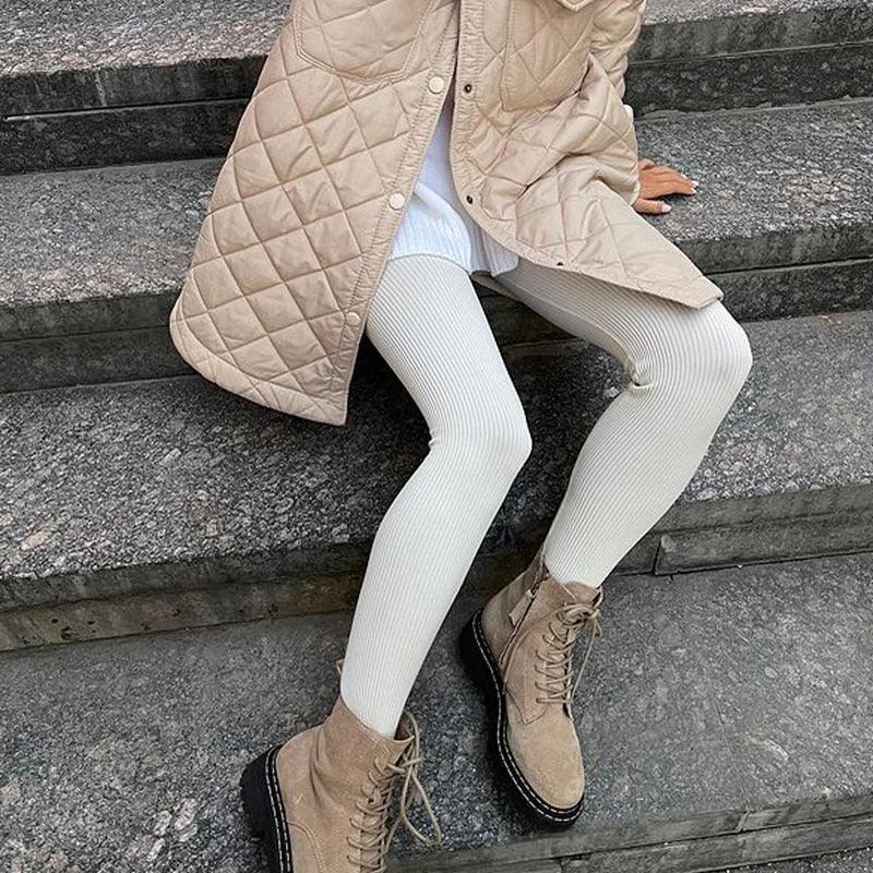 Leggings de fitness en coton taille haute élégants pour femmes