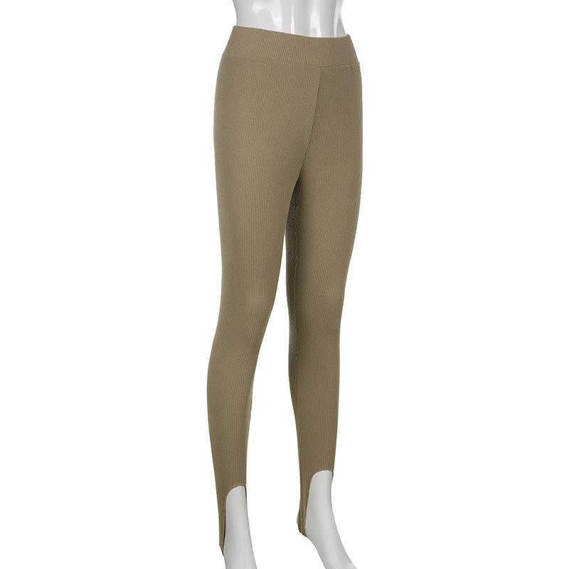 Leggings de fitness en coton taille haute élégants pour femmes