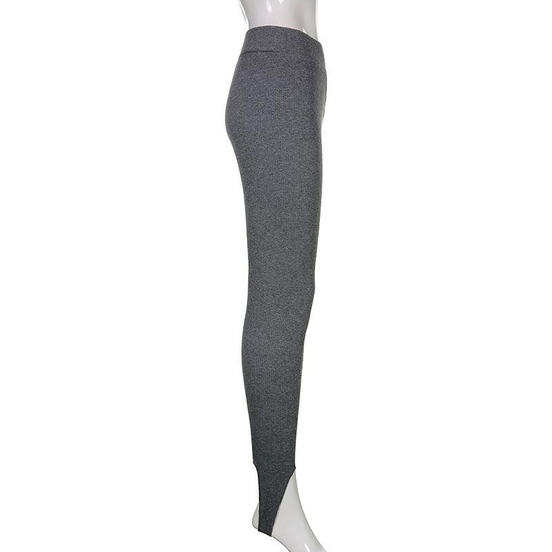 Leggings de fitness en coton taille haute élégants pour femmes