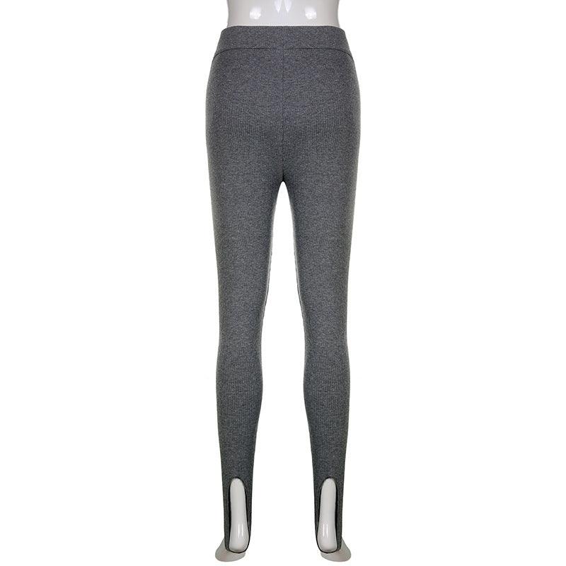 Leggings de fitness en coton taille haute élégants pour femmes