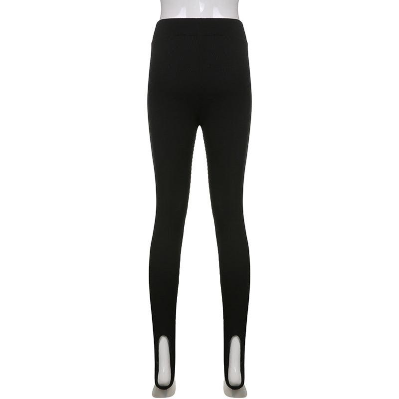 Leggings de fitness en coton taille haute élégants pour femmes