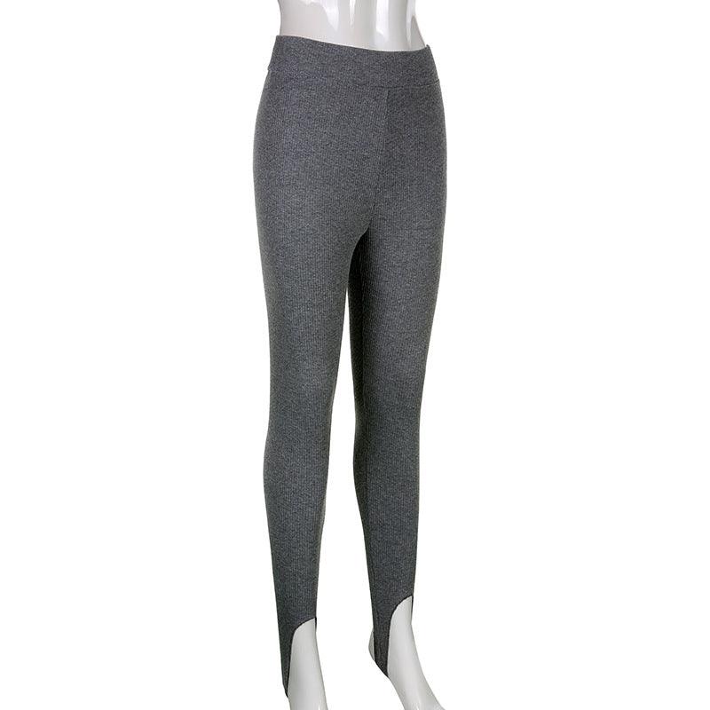 Leggings de fitness en coton taille haute élégants pour femmes