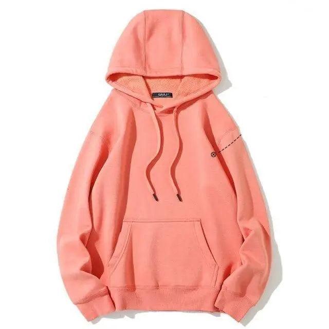 Luxurious Oversized Hoodie for Women - Premium Cotton Fleece Sweatshirt for Winter & Autumn - Korvel