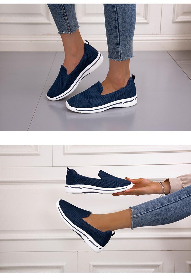 Stylish Breathable Mesh Espadrilles for Women - Slip-On Comfort - Korvel