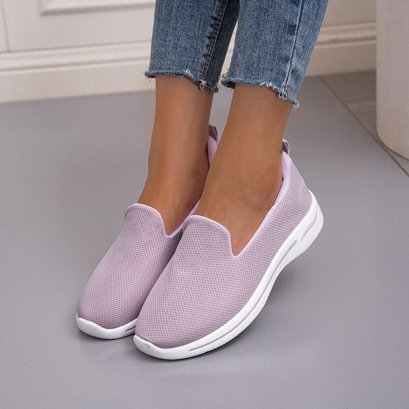 Stylish Breathable Mesh Espadrilles for Women - Slip-On Comfort - Korvel