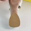 Chaussons élégants à talon bas et bout pointu pour femmes