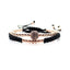Ensemble de Bracelets en Perles Dorées Élégantes pour Hommes et Femmes