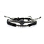Ensemble de Bracelets en Perles Dorées Élégantes pour Hommes et Femmes